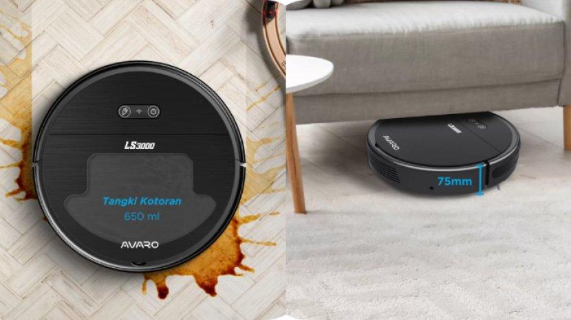 Review AVARO LS3000 Robot Vacuum Cleaner, Lantai Bersih Tanpa Capek