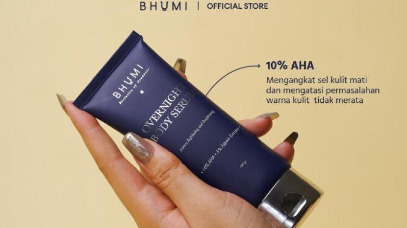 BHUMI Overnight Body Serum Ampuh Mencerahkan Kulit, Intip Reviewnya di Sini