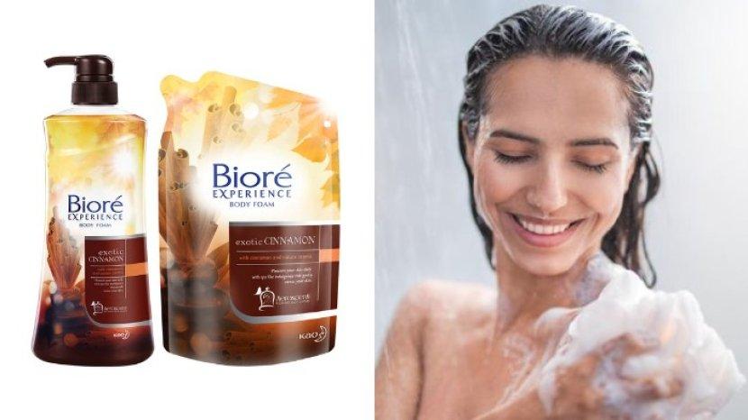 Review Biore Experience Premium Exotic Cinnamon, Sabun Mandi Cair dengan Aroma Kayu Manis