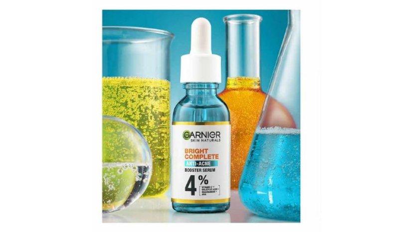 Review Garnier Bright Complete Anti-Acne Booster Serum, Atasi Jerawat Sekaligus Mencerahkan