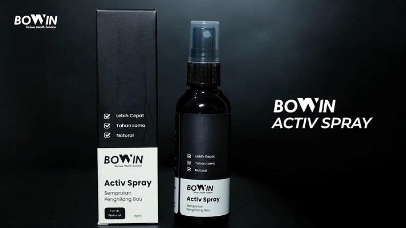 Review BOWIN Activ Spray Semprotan Penghilang Bau Apek