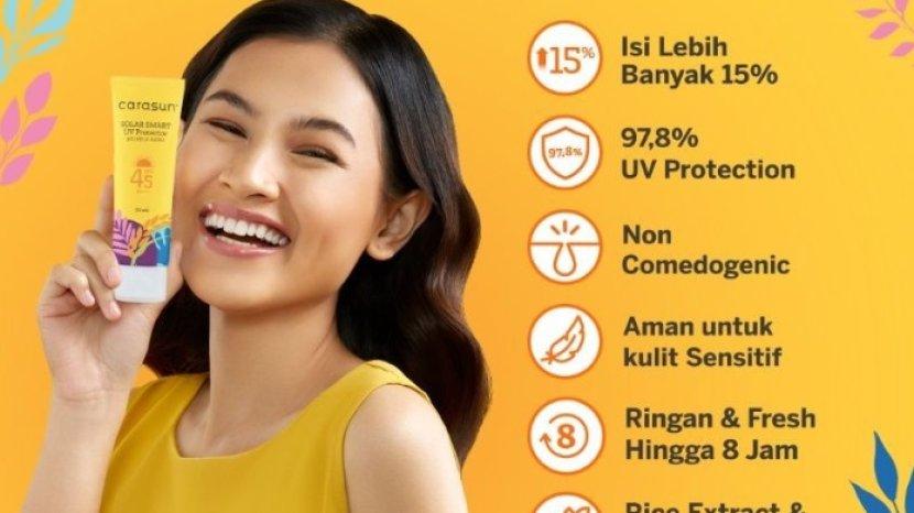 Review carasun Solar Smart UV Protector, Sunscreen Terbaik yang Lindungi Kulit dari Paparan Matahari