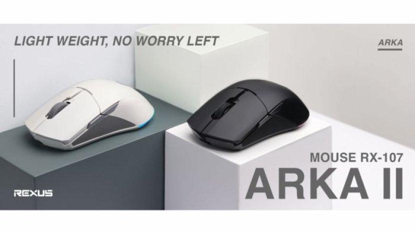 Review REXUS ARKA II RX 107, Wireless Mouse Gaming Nyaman untuk Pemakaian Harian