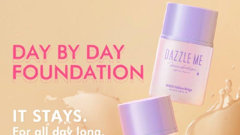 Review DAZZLE ME Day by Day Foundation, Punya Coverage Tinggi dan Dilengkapi SPF 25 PA +++