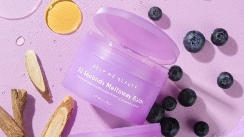 Review DEAR ME BEAUTY Cleansing Balm - Meltaway Balm Bluberry, Bersihkan Wajah Sampai ke Pori