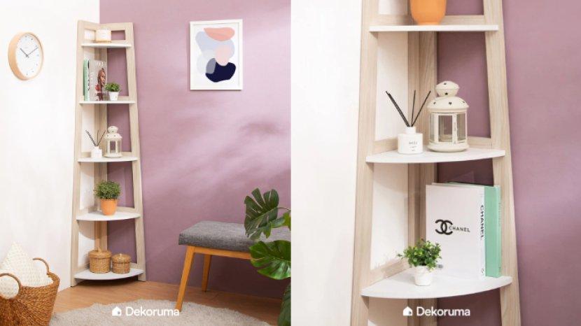 5 Rekomendasi Rak Sudut untuk Kemudahan Menata Beragam Benda Hingga Pajangan