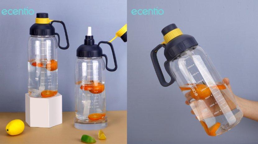 5 Pilihan Botol Minum ecentio Kualitas Food Grade, Praktis Dibawa ke Mana Saja