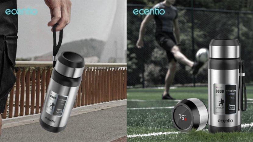 Review ecentio Thermos Bottle with Display LED, Nikmati Minuman Favorit Saat Berbuka di Mana Saja