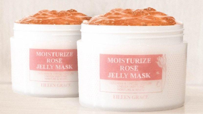 Review EILEEN GRACE Moisturize Rose Jelly Mask, Hadir dengan Bulgarian Rose dan Hyaluronic Acid