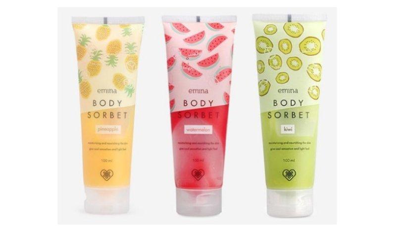 Review emina Body Sorbet, Melembakan Kulit Dengan Kandungan Vitamin E