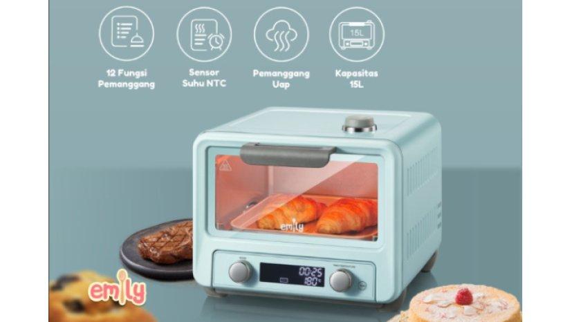 Review Emily Electric Mini Steam Oven, Kreasikan Aneka Menu Sekaligus Tunjang Interior Dapur Mungil