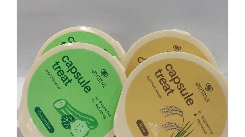 Review Manfaat 3 Varian Masker Wajah Emina Capsule Treat Mask