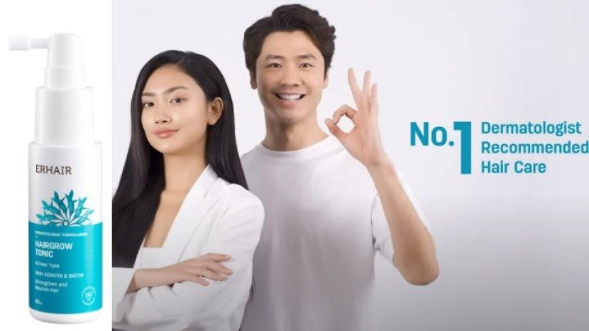 Review ERHAIR HairGrow Tonic with Keratin & Biotin, Ampuh Mengatasi Rambut Rontok