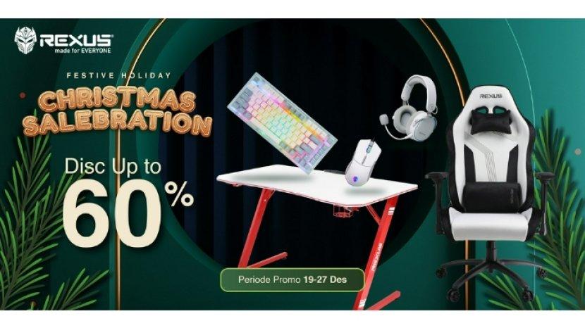 Promo Harga Spesial Natal, Intip 5 Rekomendasi Aksesoris Gaming REXUS