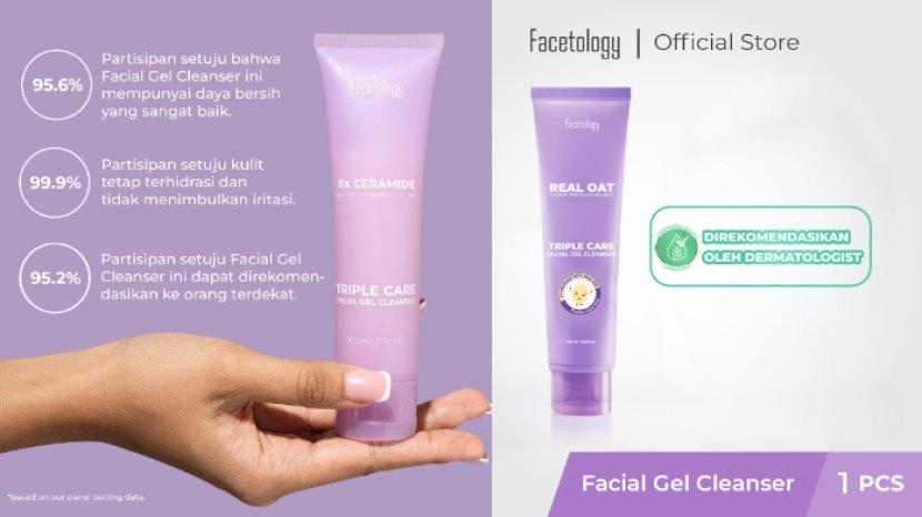 Review Facetology Triple Care Facial Gel Cleanser, Pembersih Muka untuk Kulit Wajah Sensitif