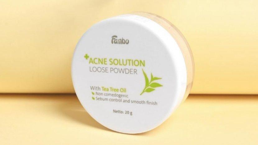 Review Fanbo Acne Solution Loose Powder, Diformulasikan Khusus Kulit Berminyak dan Jerawatan