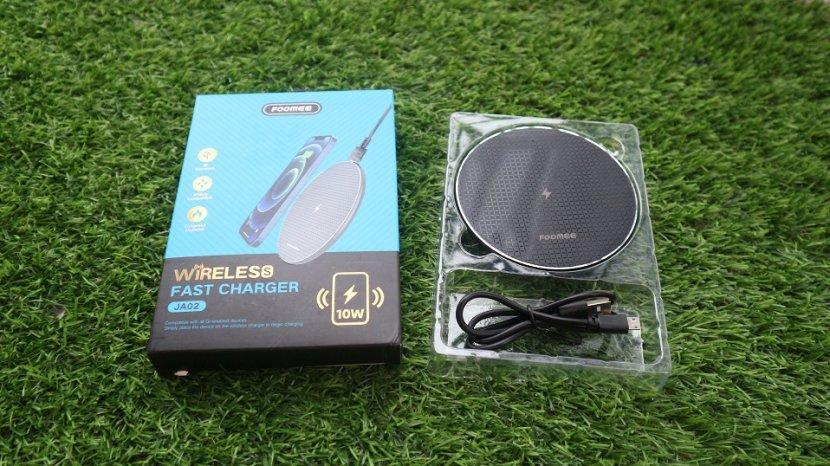 FOOMEE JA02, Wireless Fast Charger Murah Harga Rp 100 Ribuan