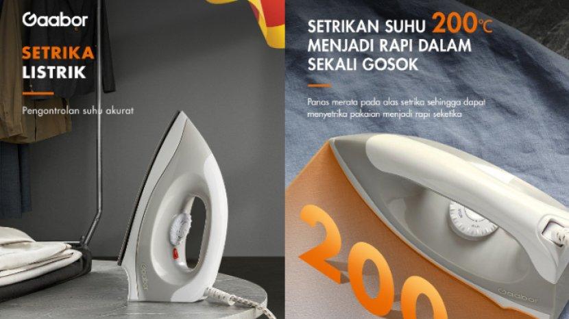 Review Gaabor Setrika Listrik GGS-M06A, Panas Merata Rapi dalam Sekali Gosok