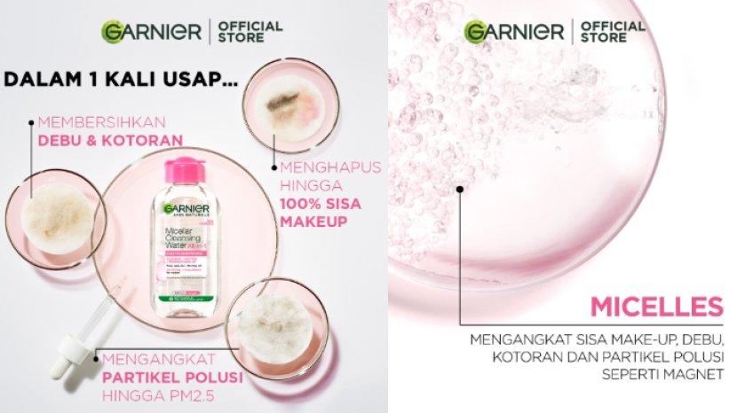 Review Garnier Micellar Cleansing Water Pink, Pembersih Makeup Aman buat Bumil dan Kulit Sensitif