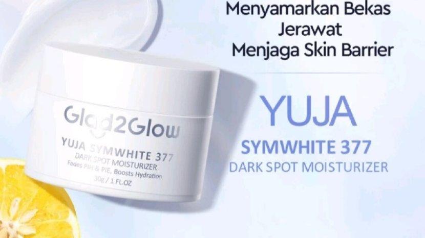 Review Glad2Glow Yuja Symwhite 377 Dark Spot Moisturizer, Ampuh Mencerahkan dan Hempas Flek Hitam 