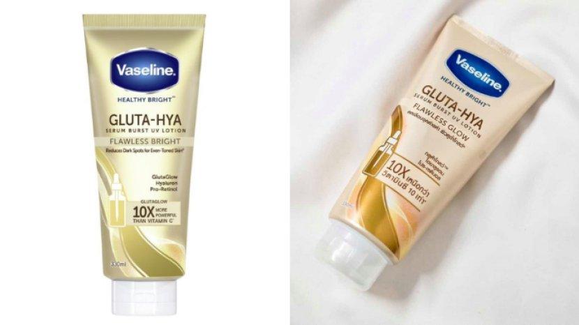 Review Vaseline Gluta Hya Serum Burst Lotion Flawless Bright, Bisa Bikin Kulit Glowing dalam 5 Hari