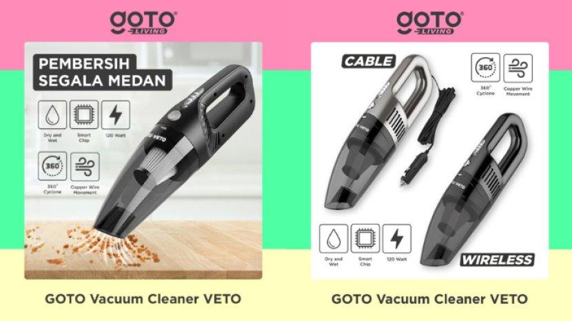 Review GOTO VETO Vacuum Cleaner, Daya Hisap Kuat untuk Bersihkan Segala Medan