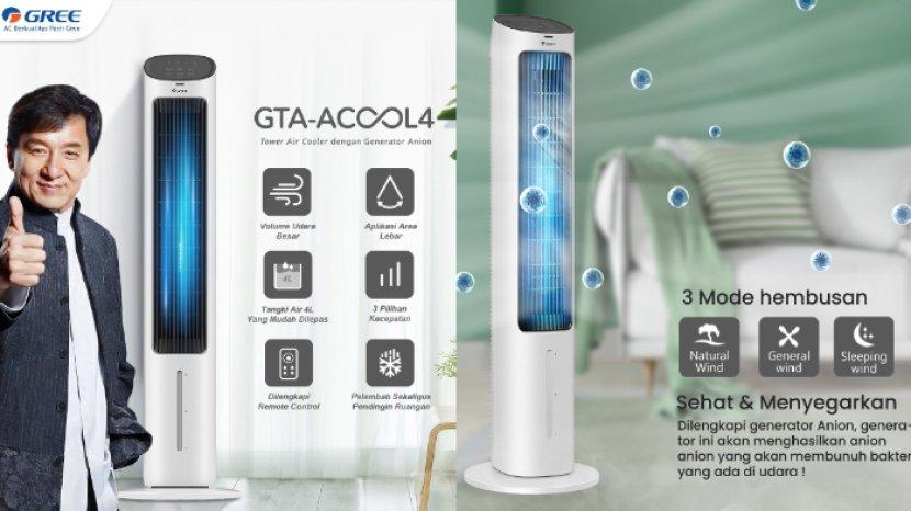 Review GREE Tower Fan Air Cooler GTA-ACOOL4, Handal dan Inovatif dengan 3 Mode Hembusan