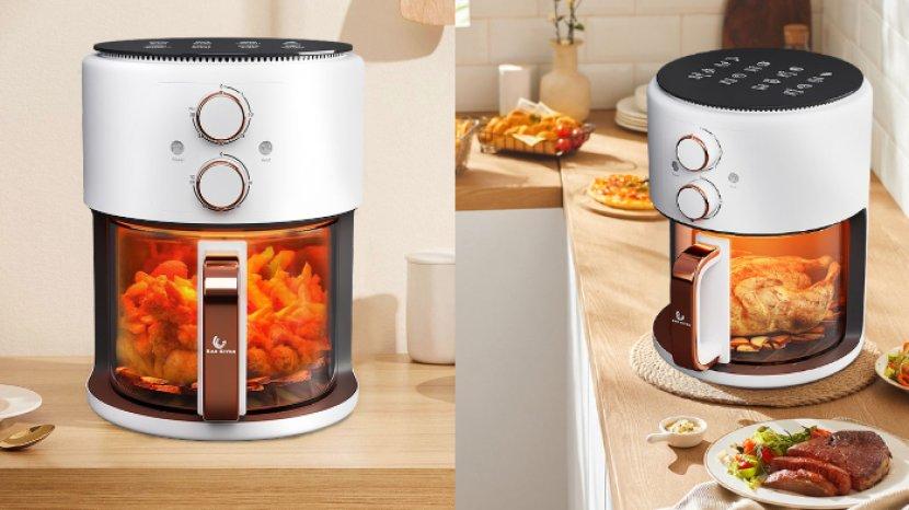 Review HAN RIVER Air Fryer HRAF08WT, Suguhan Sehat Lebih Nikmat dengan Visual Transparan