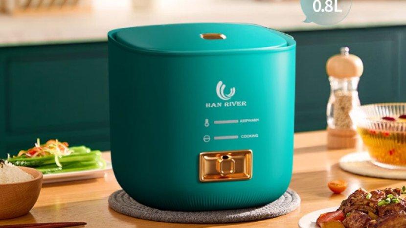 Review HAN RIVER Magic Com Mini 0.8L, Berdesain Vintage dengan Sistem 3D Heating