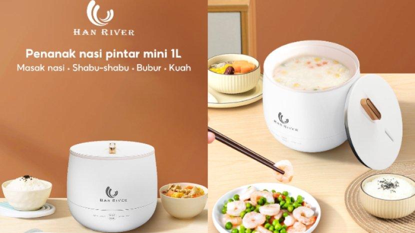 Review HAN RIVER Magic Com Mini HRRC05WT, Penanak Nasi Pintar dengan 4 Fungsi Utama