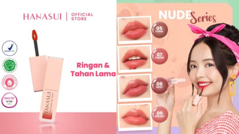 Review HANASUI Tintdorable Lip Stain, Lip Tint Murah dengan Tekstur Super Ringan
