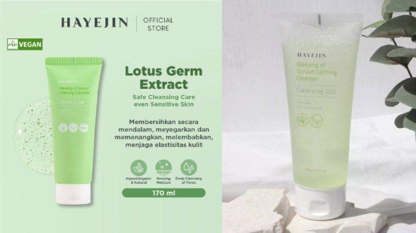 HAYEJIN Blessing of Sprout Calming Cleanser, Pembersih Wajah yang Cocok untuk Menenangkan Kulit