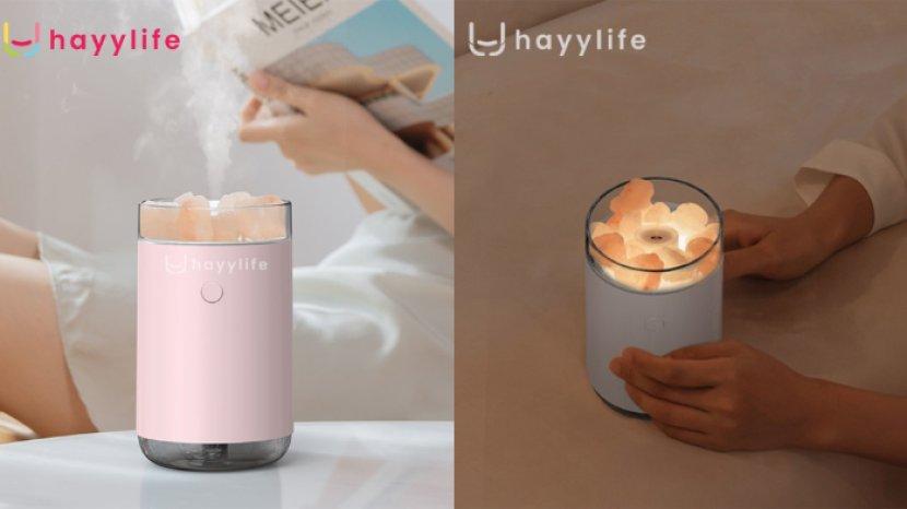 Review HAYYLIFE Salt Mine Humidifier HL-DCA576, Dibekali Batu Garam Himalaya dengan Banyak Manfaat