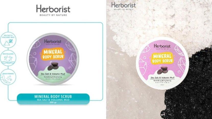 Review Herborist Mineral Body Scrub Sea Salt & Volcanic Mud, Bikin Kulit Badan Cerah Bebas Kusam