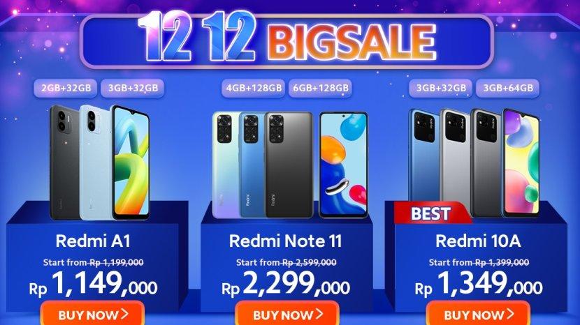 12.12 Big Sale, 5 Rekomendasi HP xiaomi yang Sedang Diskon, Dijual Mulai Rp 1 Jutaan