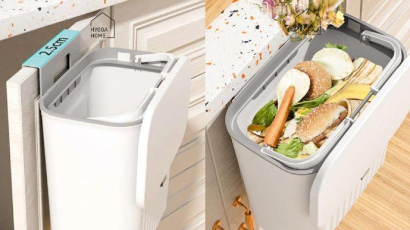 7 Rekomendasi Tempat Sampah Gantung, Cocok untuk Kitchen Set Hingga Kamar Mandi