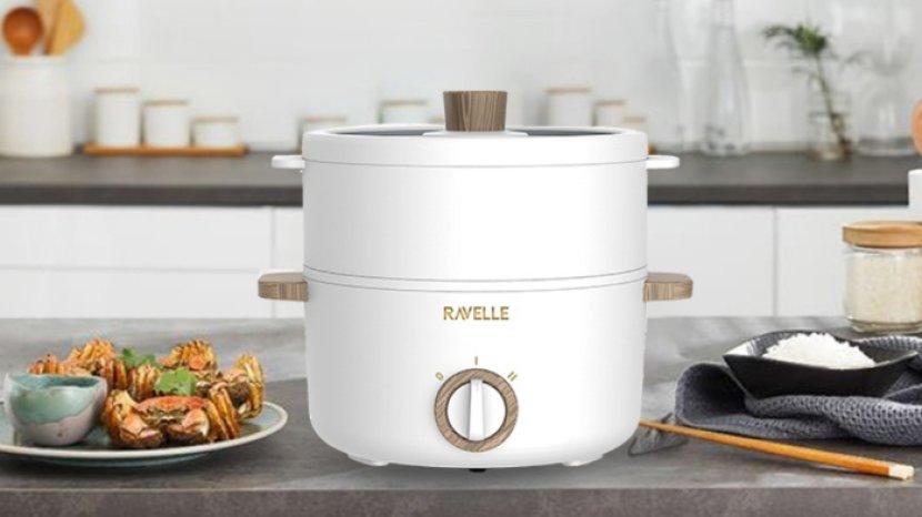 Review RAVELLE Multicooker Low Watt, Alat Masak Fungsional untuk Kamu yang Suka Kepraktisan