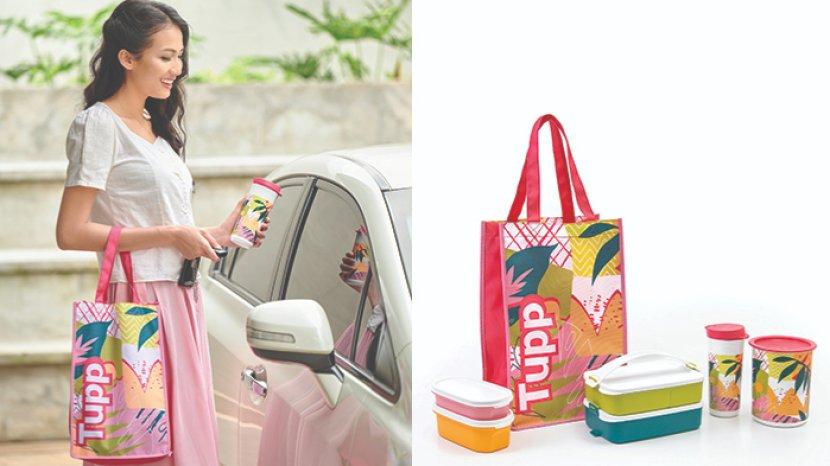 Review T-BESTIES SET Tupperware dengan Desain Modern Art, Praktis Bawa Bekal Seimbang