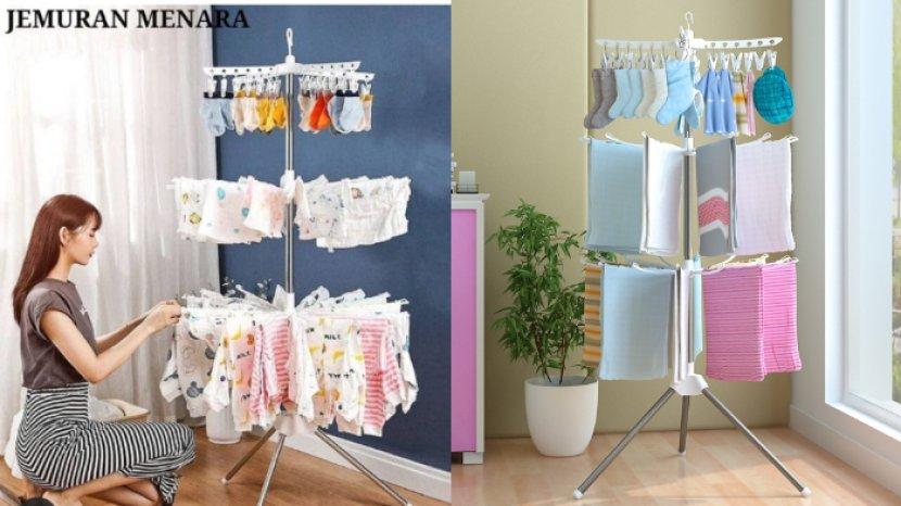 5 Rekomendasi Jemuran Baju Anak, Khusus untuk Pakaian Berukuran Kecil