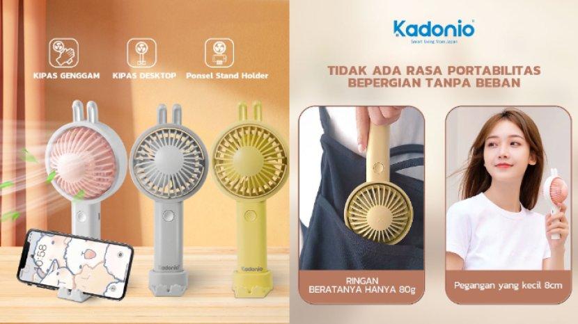 5 Rekomendasi Kipas Portable dari Kadonio, Eyecatching dibawa ke Mana Saja
