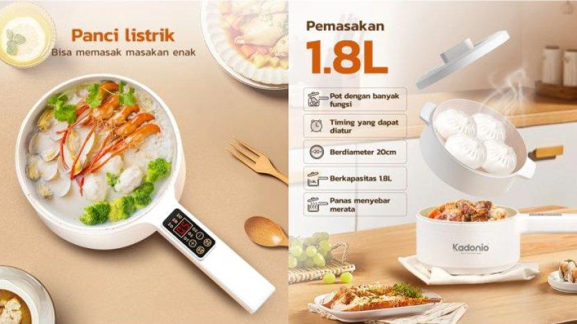 Review Kadonio KL-EP01, Panci Listrik Murah Anti Lengket untuk Berbagai Macam Masakan