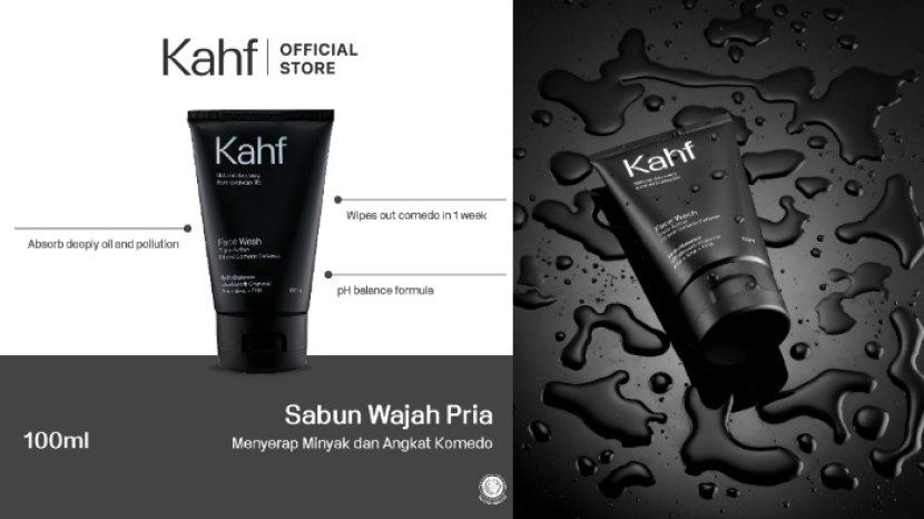 Manfaat Sabun Wajah Kahf Warna Hitam, Ampuh Hilangkan Komedo Membandel