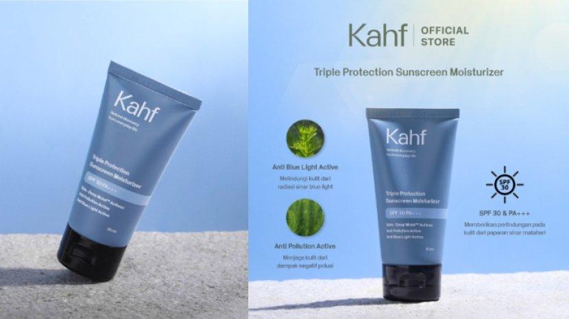 Review Kahf Triple Protection Sunscreen Moisturizer SPF 30 PA+++, Lindungi Wajahmu dari Belang