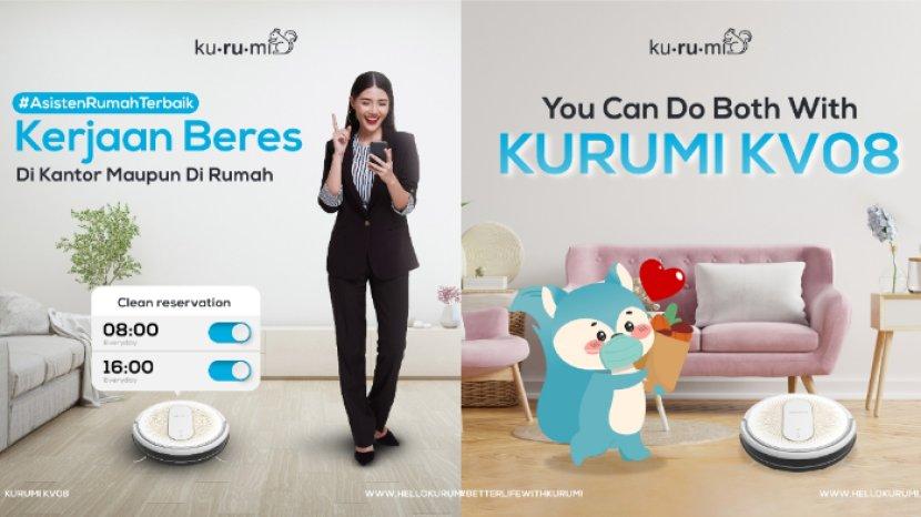 Review Kurumi KV 08 Robot Vacuum Cleaner, Pembersih Debu yang Efektif dengan Gyro Technology