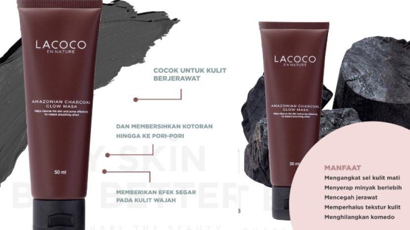 Review LACOCO Amazonian Charcoal Glow Mask, Masker Lumpur Terbaik untuk Detoks Kulitmu