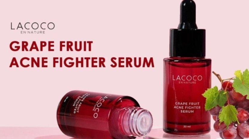Review LACOCO Grape Fruit Acne Fighter Serum, Ampuh Hempas Jerawat dalam Satu Minggu