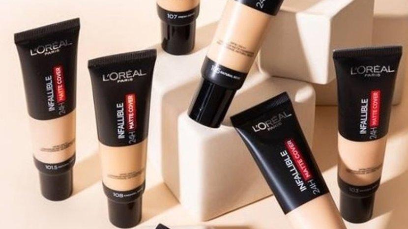 Review L'OREAL Paris Infallible 24H Matte Cover Foundation, Hasil Natural Coverage Maksimal