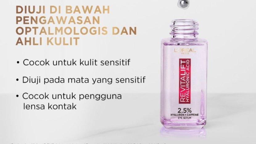 Spesial 12.12, Simak Review LOREAL Paris Triple Roller 2.5 persen Hyaluron + Caffeine Eye Serum