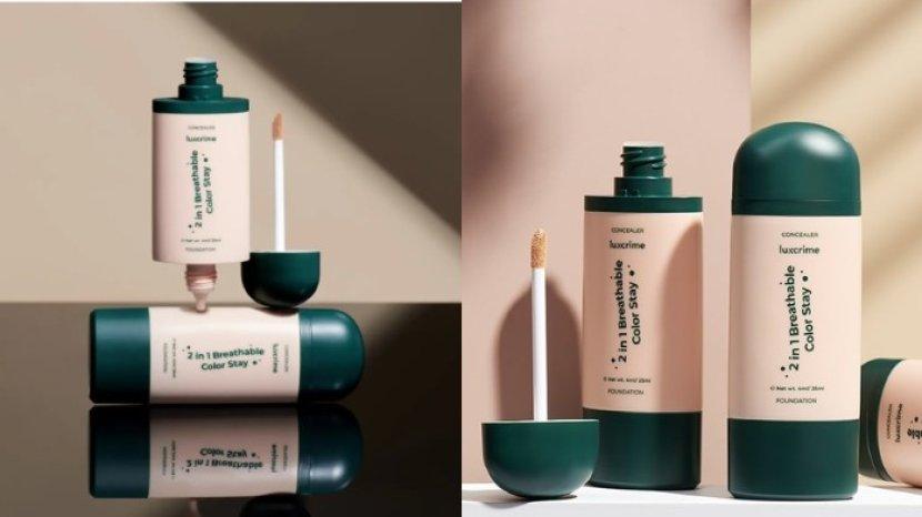 Review luxcrime 2in1 Breathable Color Stay, Base Make Up Praktis untuk Kamu Bawa Travelling