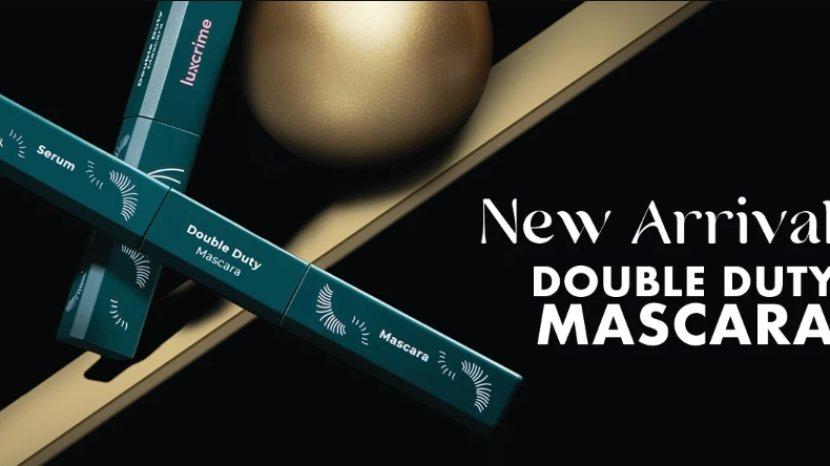 Review luxcrime Double Duty Mascara, Dilengkapi dengan Serum Bulu Mata